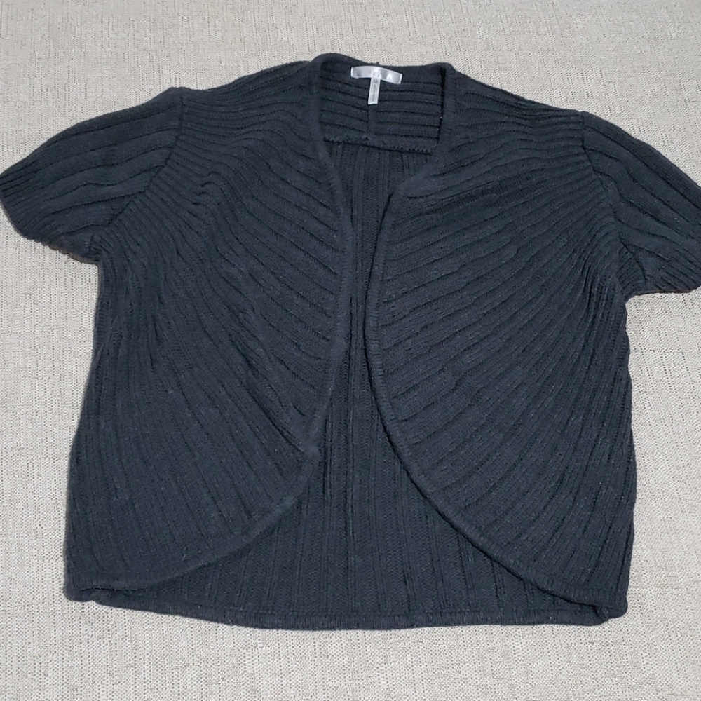 Metro 7 Gray Open Cardigan